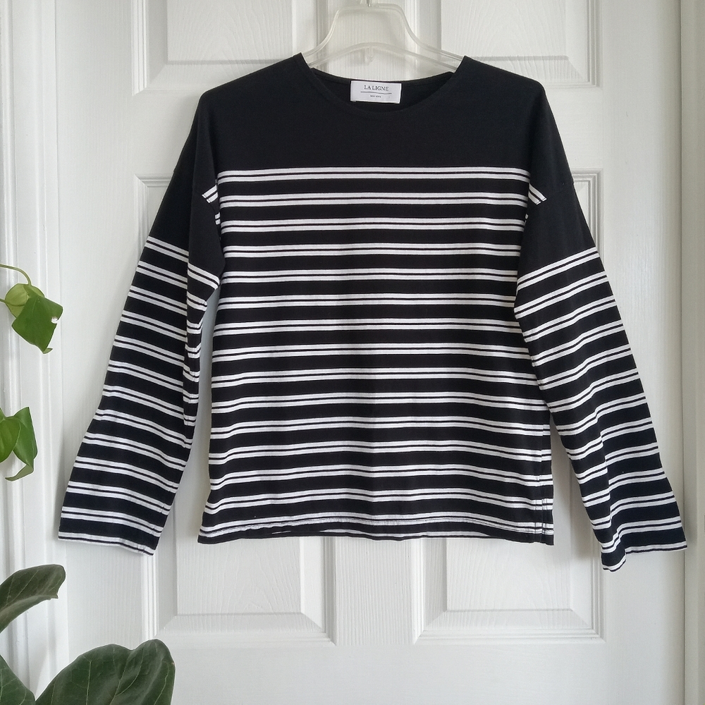 La Ligne Striped Charlotte Tee - Picture 7 of 7